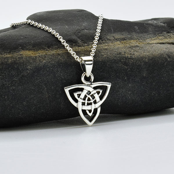 trinity knot celtic necklace